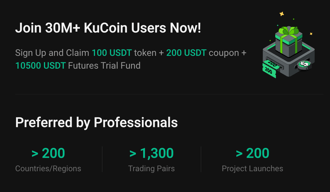 Kucoin register trade